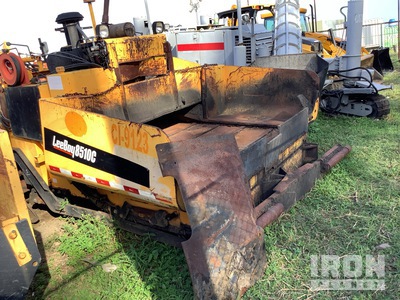 2011 LeeBoy 8510B Track Pavimentadora de Asfalto (INOPERABLE) / Asphalt Paver (Inoperable)