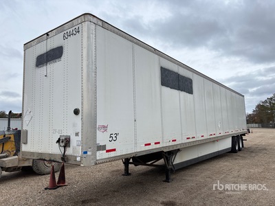 2015 Wabash DVCVHPC 53 ft x 102 in T/A Van Trailer