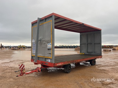 2018 Miloco 6000 mm T/A Remorque Industrielle A Rideaux Coulissant 2 Essieux مقطورة جانبية بستائر