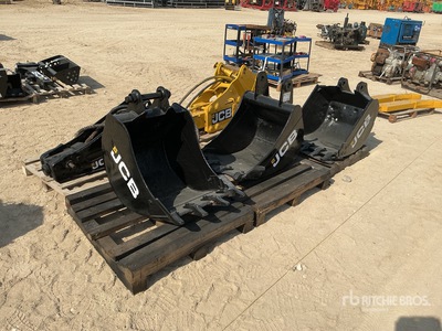 Quantity of (5) Hydraulic Breaker & Backhoe Loader Bucket - Fits JCB Loader Backhoe