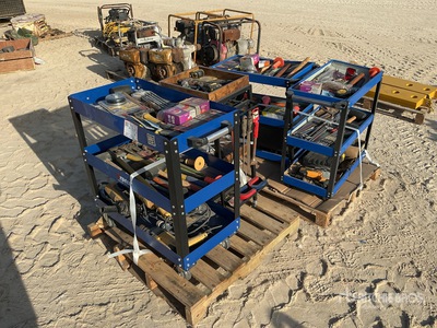 Quantity of (4) Workshop Tools & Trolley