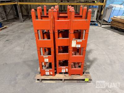 (6) Meco Model SSR4 Steel Storage Racks