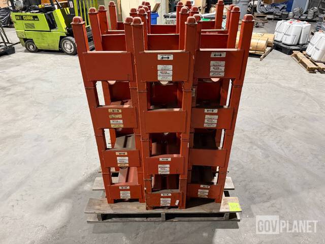 Surplus (6) Meco Model SSR4 Steel Storage Racks in Lumber Bridge, North ...