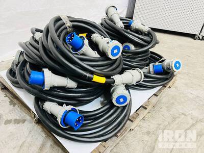 Qty. (10) 60 AMP Watertight Pin & Sleeve Power Distributi