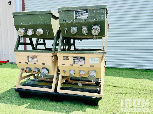 Spider Panel Box Quantity of (8) 100 Amp Military Power Distribution Spider Box Panels ...