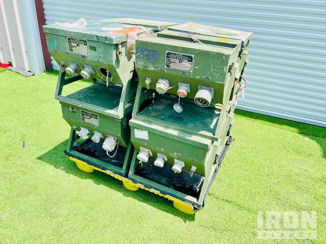 Spider Panel Box Quantity of (8) 100 Amp Military Power Distribution Spider Box Panels ...