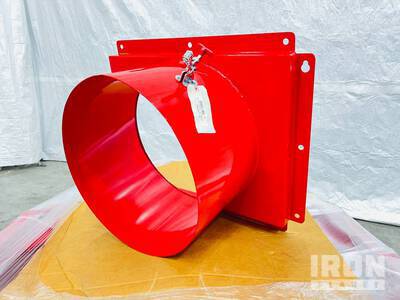 Quantity of (4) 20 in Duct Adapters w/ Clamps Varios, tienda, almacen, consumidor (Unused)