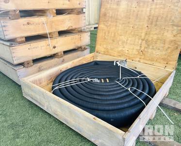 Quantity of (6) 4 in x 50 ft Semi Rigid Fuel/Water Hoses w/ Camlock Fittings Varios, tienda, almacen, consumidor (Unused)