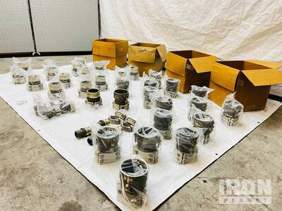 Quantity of 2 in and 4 in Cam Lock Coupler Fittings (Unused)