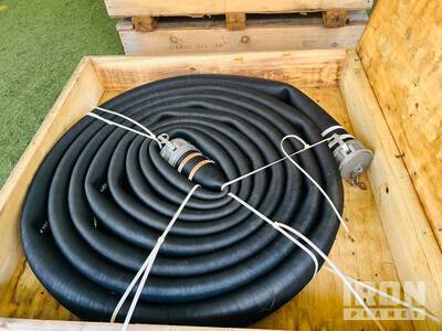 Quantity of (10) 4 in x 50 ft Semi-Rigid Fuel/Water Hose w/Camlock Fittings Varios, tienda, almacen, consumidor (Unused)