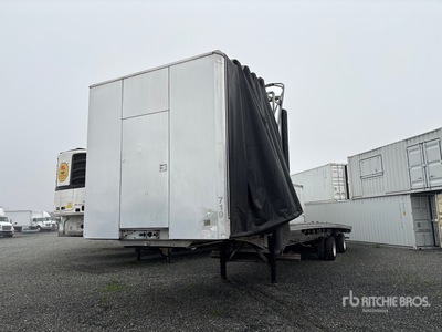 2019 Benson 624 A 53 ft T/A Spread Axle Curtain Side Trailer