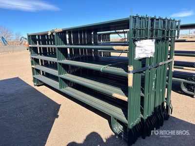Quantity of (24) 2026 RanchMaster RWL120 12 ft x 5 ft Livestock Panel (Unused)