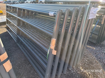 Quantity of (16) 2026 RanchMaster RGMG120 12 ft Magnum Ranch Livestock Gate (Unused)