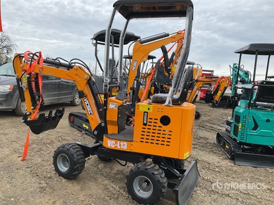 2026 VICSEC VC-L13 Wheeled Mini Excavator Mini-pelle (Unused)