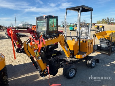 2026 VICSEC VC-L13 Wheeled Mini Excavator (Unused)