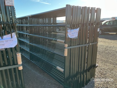 Quantity of (21) 2026 RanchMaster HDALYPNL12 12 ft Alley Livestock Panel (Unused)