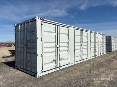 2025 40 ft High Cube Multi-Door Storage Container (Unused)
