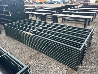 Quantity of (12) 2026 RanchMaster HDALYPNL12 12 ft Alley Livestock Panel (Unused)