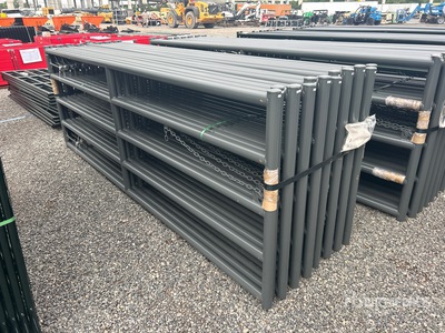 Quantity of (16) 2026 RanchMaster RGMG120 12 ft x 4 ft Magnum Ranch Livestock Gate (Unused)