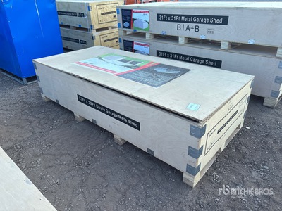 2026 SUNTOP S2322 23 ft x 22 ft Double Garage Metal Shed (Unused)