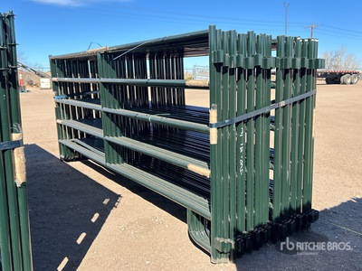 Quantity of (24) 2026 RanchMaster RWL120 12 ft x 5 ft Livestock Panel (Unused)