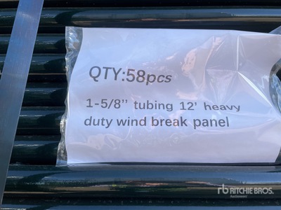 Quantity of (24) 2026 RanchMaster WBF012 12 ft Wind Fence (Unused)