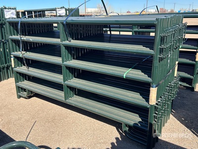 Quantity of (18) 2026 RanchMaster MGWL96 9 ft 6 in x 5 ft Livestock Panel (Unused)