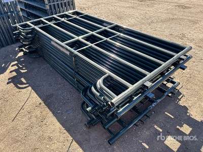Quantity of (12) 2026 RanchMaster MGWL96 9 ft 6 in x 5 ft Livestock Panel (Unused)