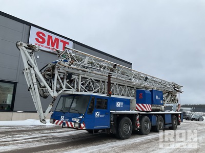 1999 Spierings SK477-AT4 8x8x8 Self-Erecting Mobile Tower Crane