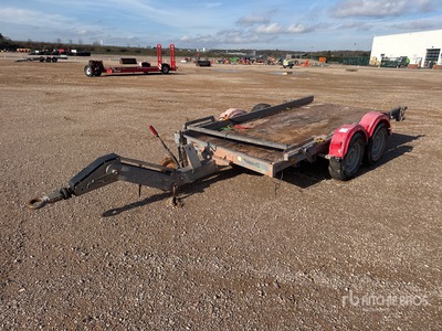 2017 Hubiere H212L14CF T/A Remorque 2 Essieux Rimorchio per attrezzatura