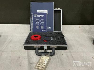 (2) AEMC 3710 Clamp-On Ground Resistance Testers