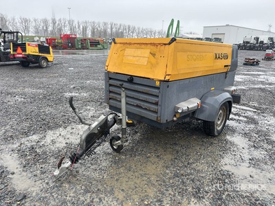 2015 Atlas Copco XAS137 Skid-Mounted Compresor de aire