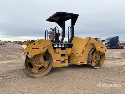 2009 Cat CB-54D XW Dubbele trommelwals