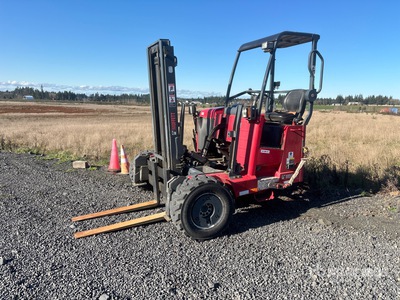 2015 Moffett M8 55.4 T4 5500 lb 3x3 Truck Mounted Forklift