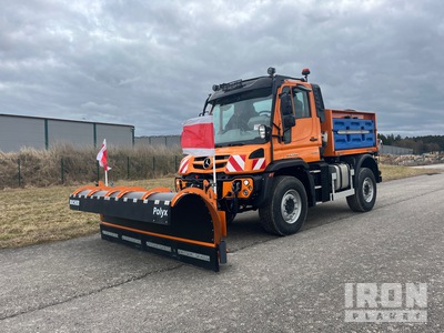 2022 Mercedes Unimog U427 4x4 Snow Plow Truck