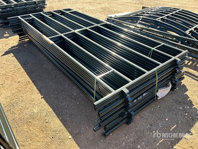 Quantity of (12) 2026 RanchMaster HDALYPNL12 12 ft Livestock Panel (Unused)