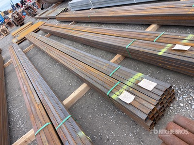 Quantity of (32) 2025 Kit Containers 2 in x 2 in x 25 ft Square Tubing Tubo (Unused)
