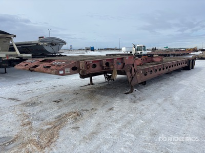 2005 Peerless LB-60-SDLRSOW16 54 ft T/A Folding Neck Trailer