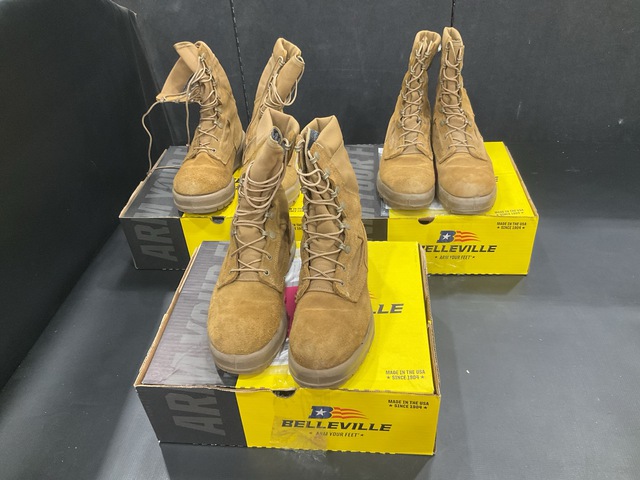 (23) Pairs of Belleville Boots