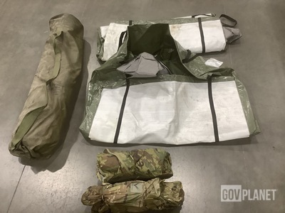 (2) Tent Bags, (3) Bags of Support Poles & (41) Litefighter Shelter Systems
