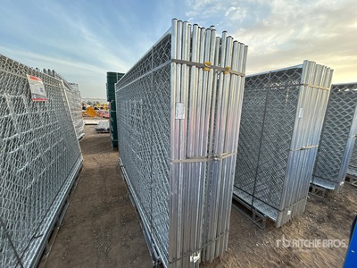 Quantity of (20) 2026 SUNTOP S0610 10 ft x 6 ft Chain Link Temporary سياج الموقع (Unused)