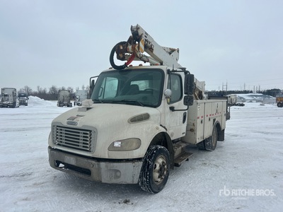 2010 Altec At37-G 37 ft on 2010 Freightliner M2 106 4x2 Cable Placer Bucket Truck