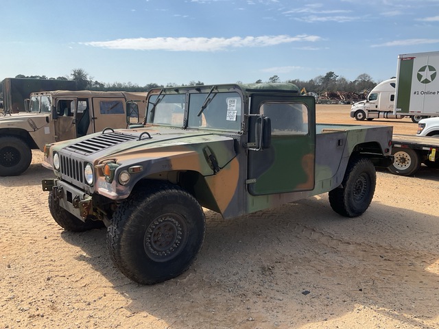 1997 AM General M1097A2 HMMWV 2 Door Soft Top w/Truck Body