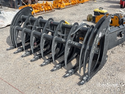 2025 GIYI CLG72 72 in Skid Steer Root Rake (Unused)