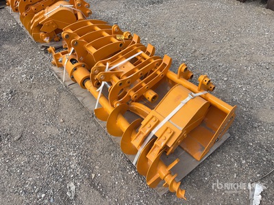 Quantity of (8) Vicsec Mini Excavator Attachments (Unused)