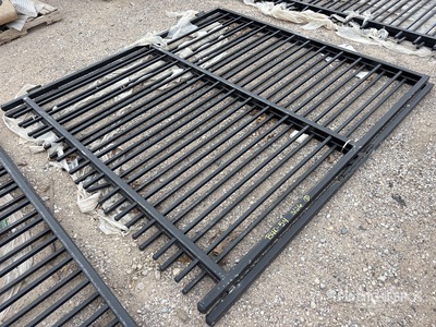 14 ft x 7 ft 5 in Bi-Parting Driveway Gate