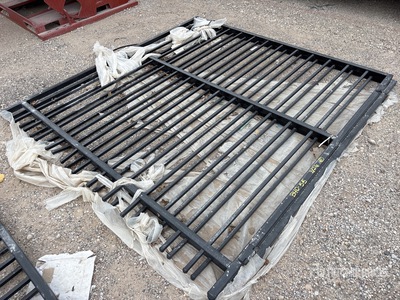 14 ft x 7 ft 5 in Bi-Parting Driveway Gate