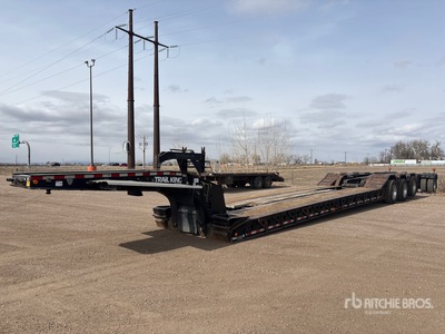 2004 Trail King 100000 lb Tri/A Single Drop Removable Gooseneck مقطورة لوبوي