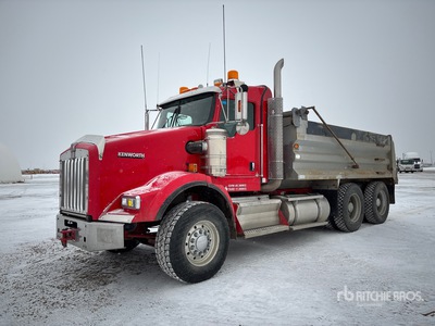 2009 Kenworth T800 6x4 Camion à benne tandem