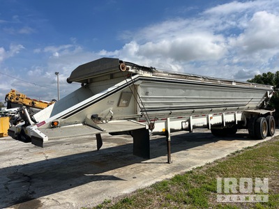 2006 Trail King LB237 42 ft T/A نصف مقطورة تستخدم لسحب المواد السائبة